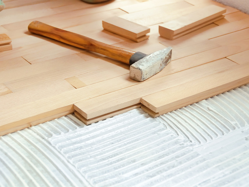 Pose de parquet Québec